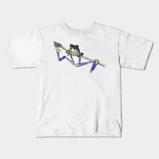 Tropical Frog on a Stick Kids T-Shirt